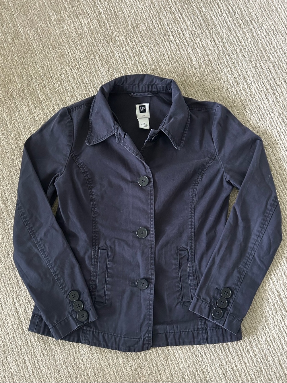 Gap Dark Blue Button Jacket